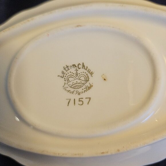LEFTON CHINA, VINTAGE MINI TUREEN or CONDIMENT SERVER - Picture 6 of 7
